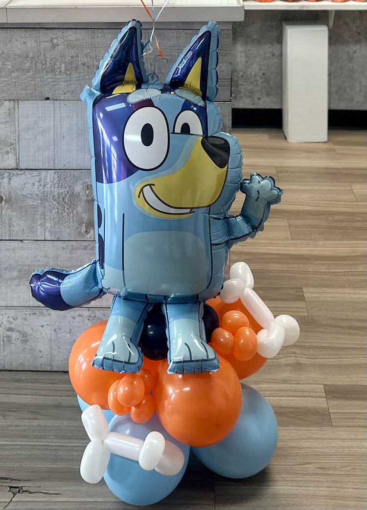MONTAGE DE BALLONS BLUEY