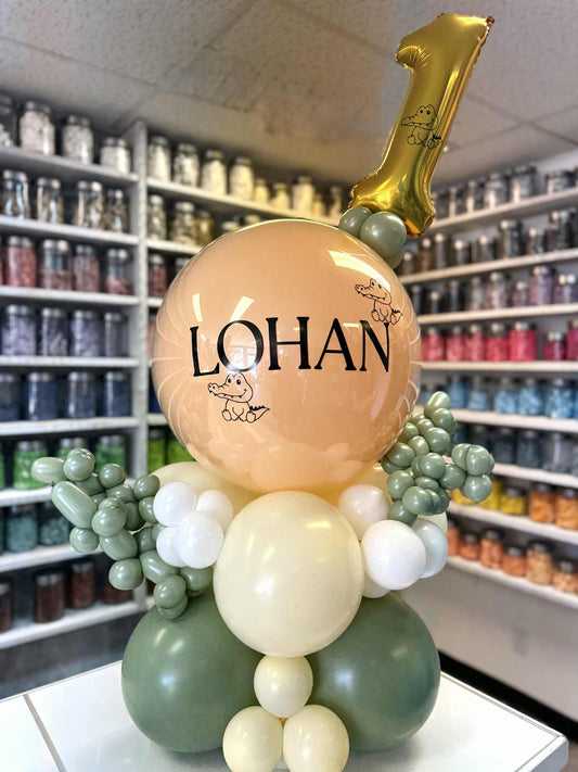 CENTRE DE TABLE BULLE PERSONNALISÉ