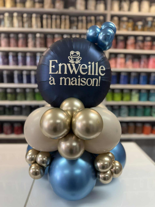 CENTRE DE TABLE MYLAR PERSONNALISÉ