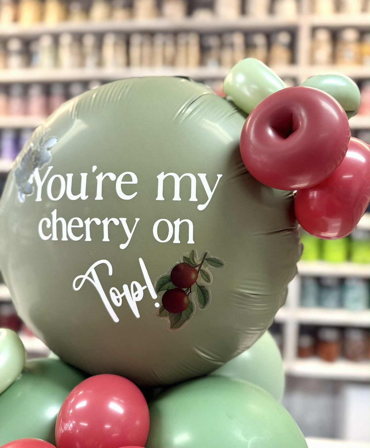 CENTRE DE TABLE MYLAR YOU'RE MY CHERRY ON TOP