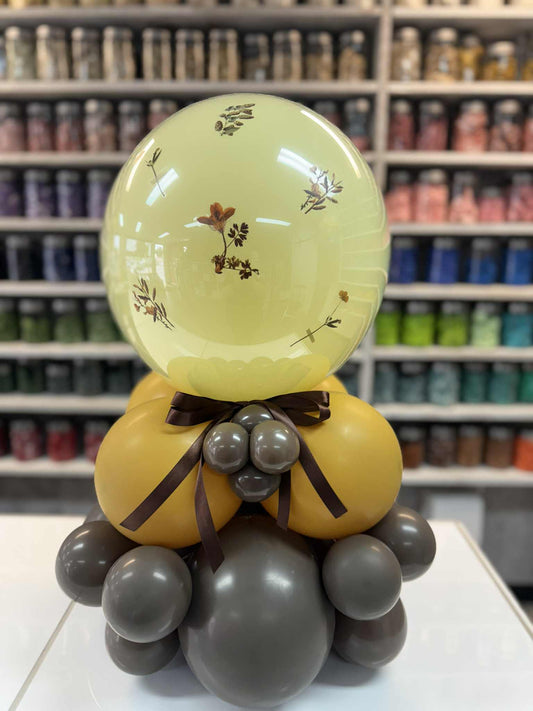 CENTRE DE TABLE BULLE ET AUTOCOLLANTS