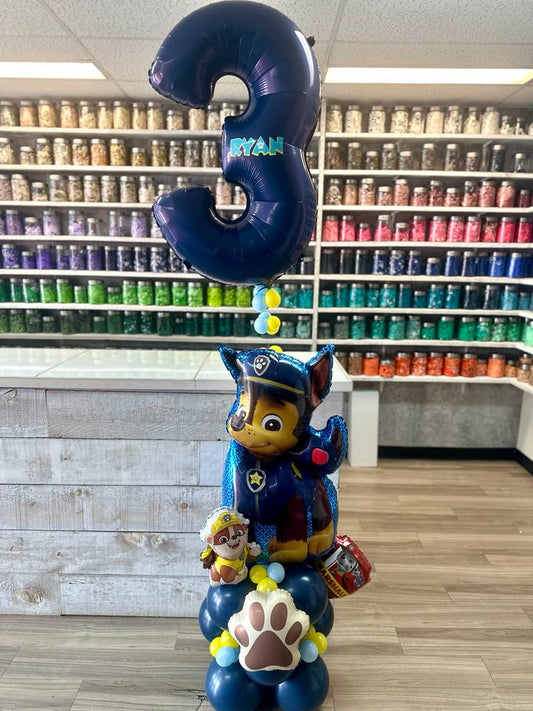 MONTAGE DE BALLONS PAT PATROUILLE