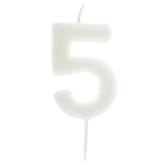 CHANDELLE CHIFFRE 5 PHOSPHORESCENTE