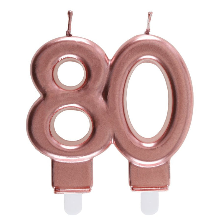 CHANDELLE CHIFFRE 80 ROSE GOLD