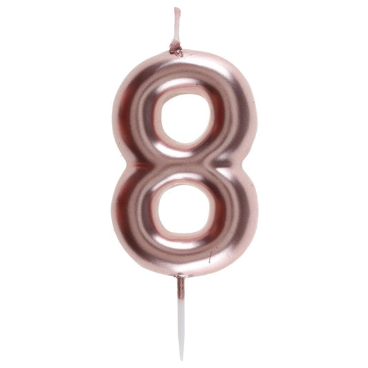 CHANDELLE CHIFFRE 8 ROSE GOLD