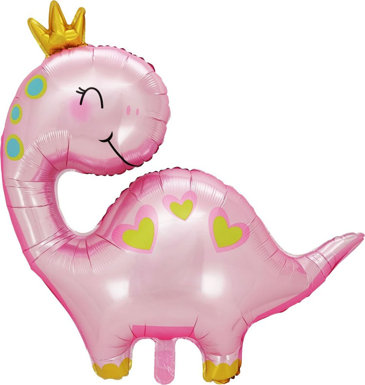 BALLON MYLAR DINOSAURE ROSE