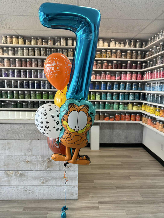 BOUQUET DE BALLONS GARFIELD