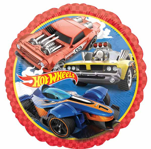 BALLON MYLAR HOT WHEELS