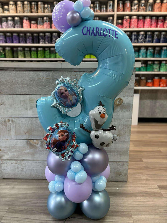 MONTAGE DE BALLON REINE DES NEIGES