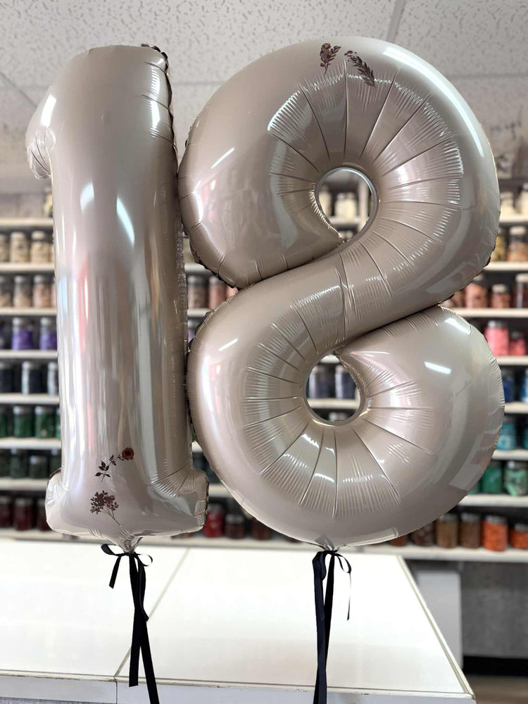 BOUQUET DOUBLE CHIFFRE ET AUTOCOLLANT