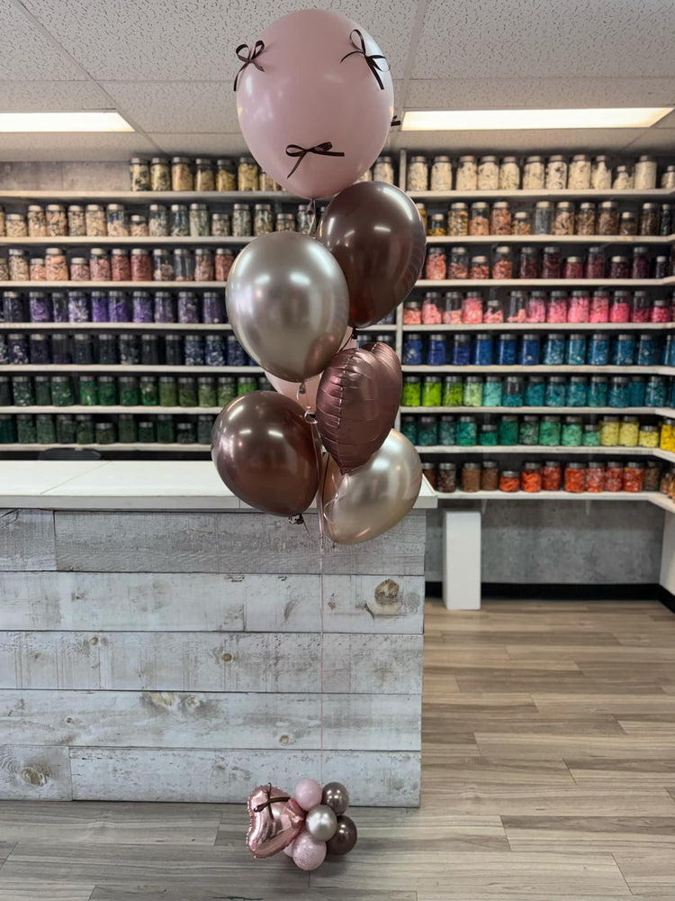 BOUQUET DE BALLONS ET BOUCLES