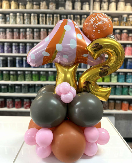 CENTRE DE TABLE CHAMPIGNON