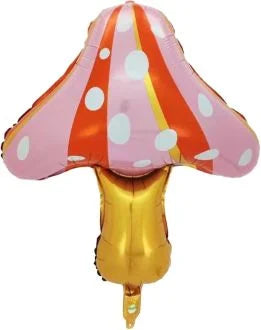 BALLON MYLAR CHAMPIGNON ROSE