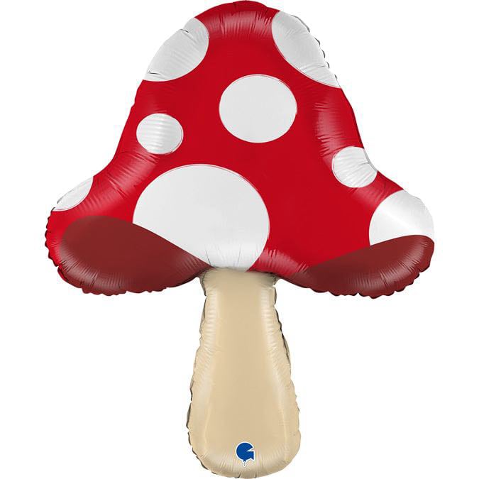 BALLON MYLAR CHAMPIGNON ROUGE