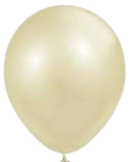 BALLON LATEX AURA OR GIVRÉE