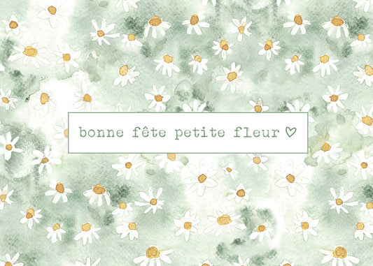BONNE FÊTE PETITE FLEUR - Stéphanie Renière illustration