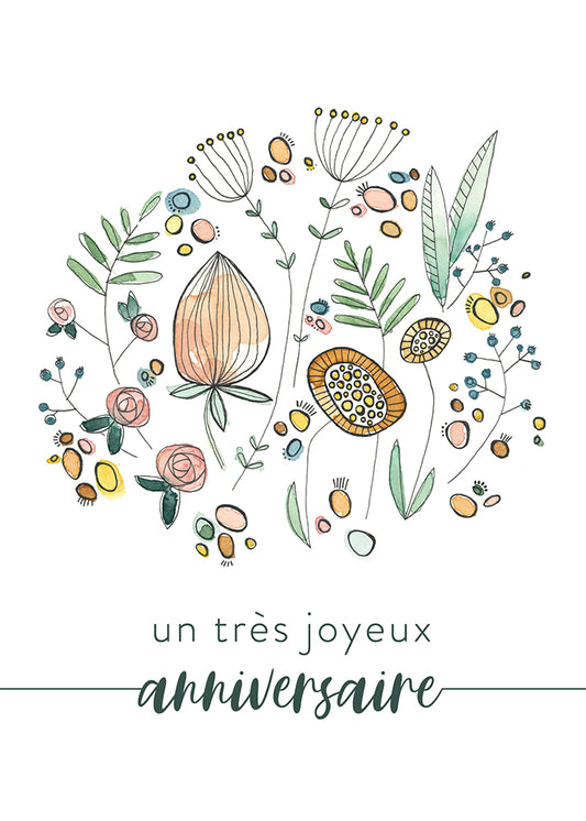 UN TRÈS JOYEUX ANNIVERSAIRE - Stéphanie Renière illustration