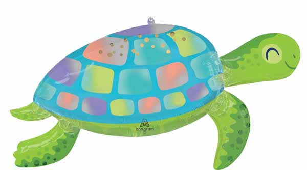 BALLON MYLAR TORTUE