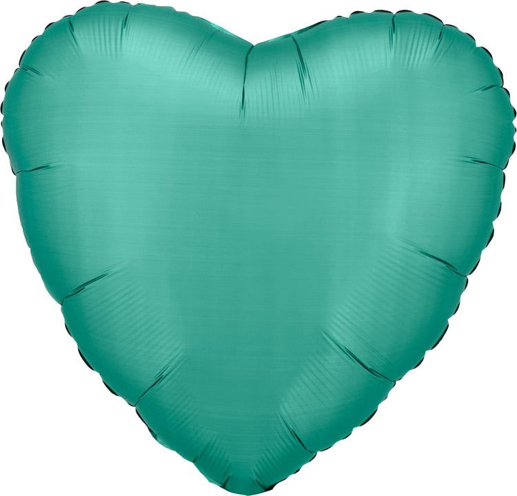 BALLON MYLAR COEUR AQUA