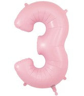 BALLON MYLAR 34 POUCES ROSE 3