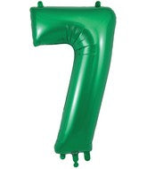 BALLON MYLAR 34 POUCES VERT 7