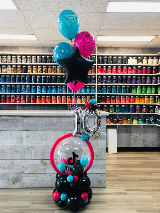 MONTAGE DE BALLONS TIK TOK