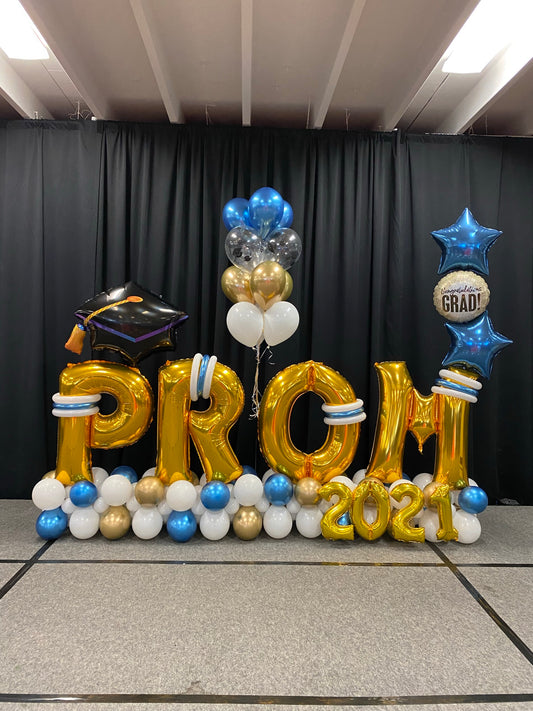 MONTAGE DE BALLON PREMIUM GRADUATION