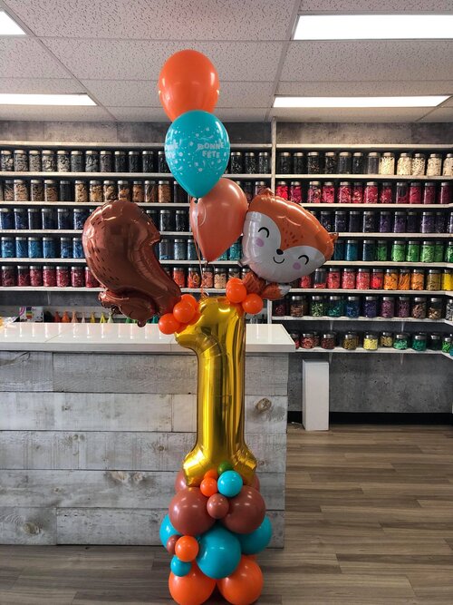 MONTAGE DE BALLONS ANIMAUX