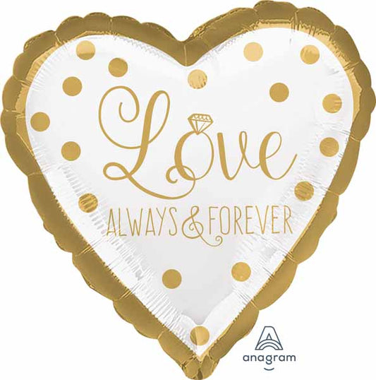 BALLON MYLAR COEUR LOVE