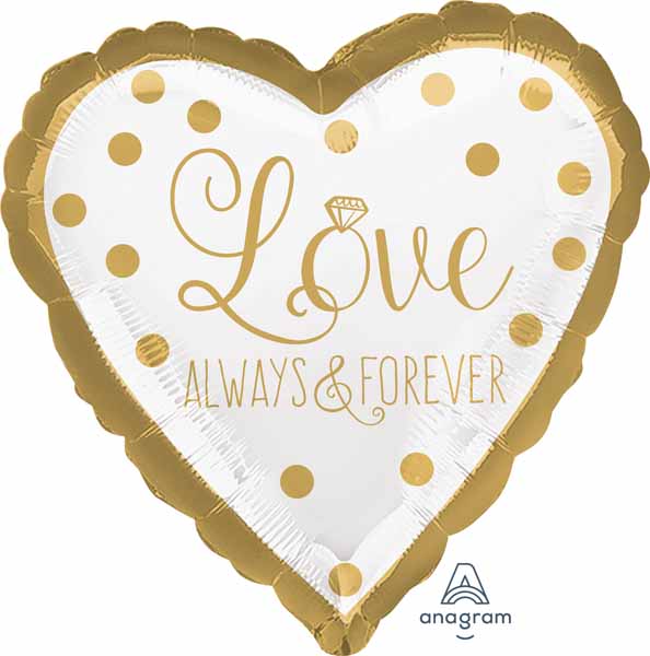 BALLON MYLAR COEUR LOVE