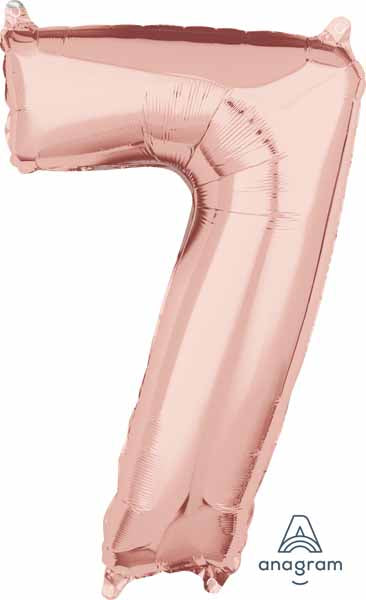 BALLON MYLAR 16 POUCES ROSEGOLD 7