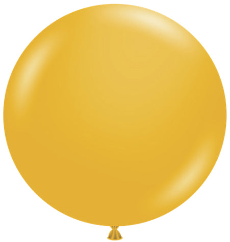 BALLON LATEX MOUTARDE/MUSTARD
