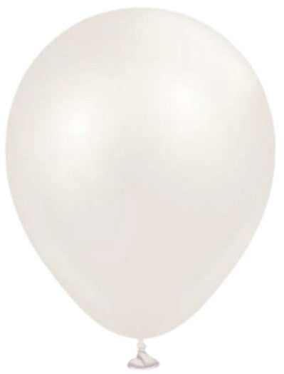 BALLON LATEX AURA CRÈME GIVRÉE