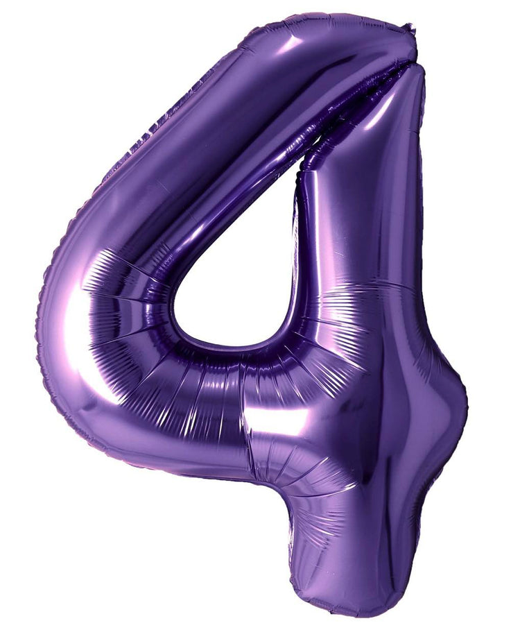 BALLON MYLAR 34 POUCES MAUVE 4