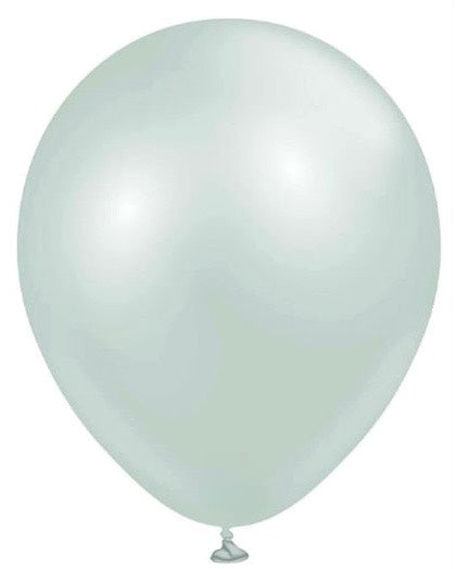 BALLON LATEX AURA MENTHE GIVRÉE