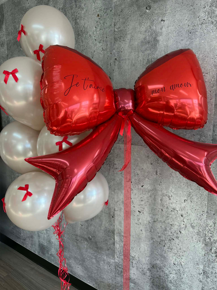 SAINT-VALENTIN DUO BOUQUET DE BALLONS ET BOUCLE