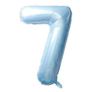 BALLON MYLAR 34 POUCES BLEU PÂLE 7