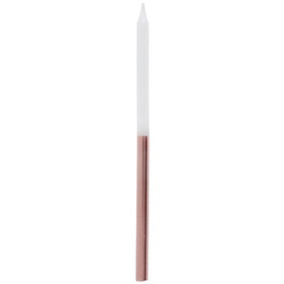 CHANDELLE BI-COULEUR ROSE GOLD (12 PIÈCES)