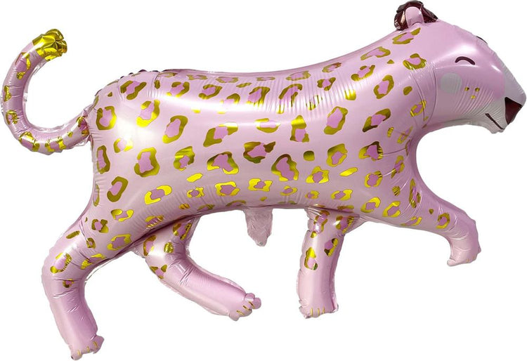 BALLON MYLAR GUÉPARD ROSE