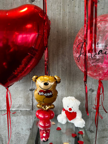 ST-VALENTIN CANDY-CUP OURSON BRUN