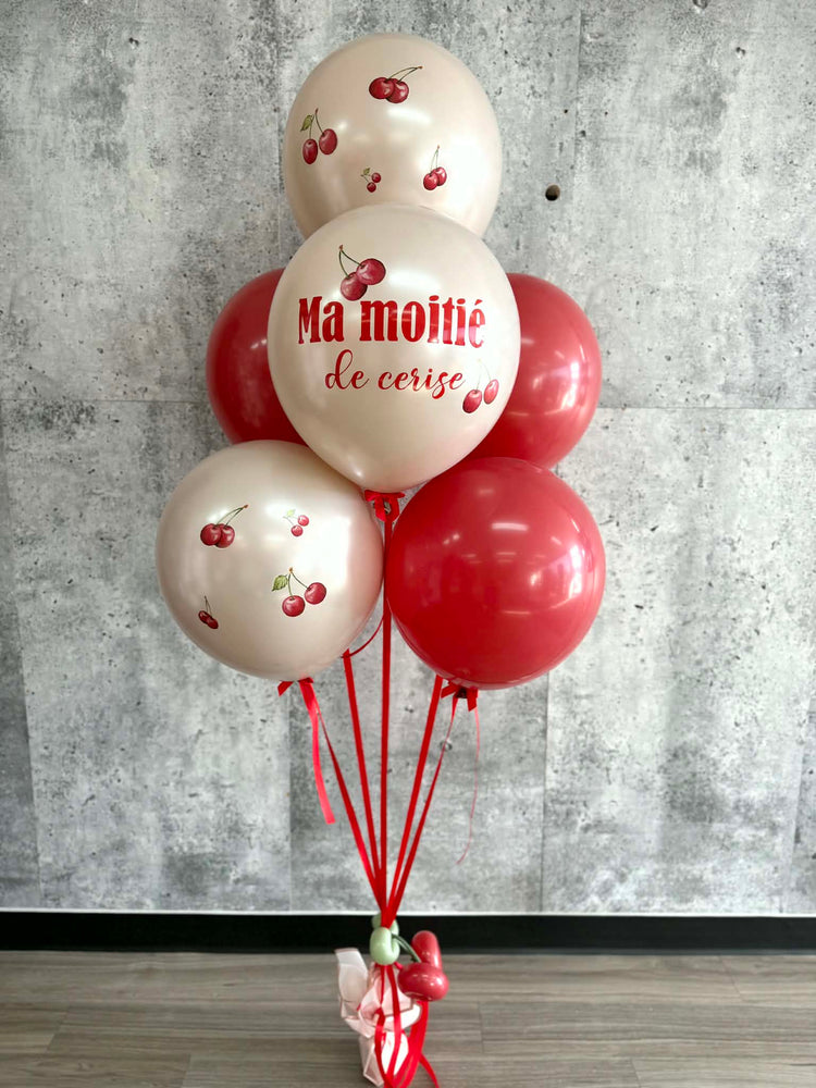 SAINT-VALENTIN  BOUQUET ''MA MOITIÉ DE CERISE''