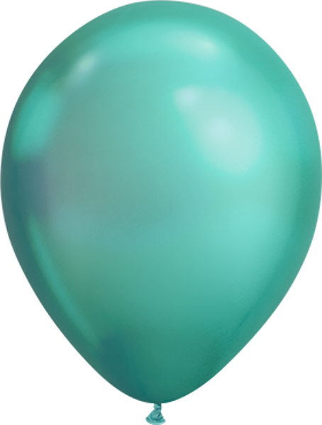 BALLON LATEX CHROME VERT