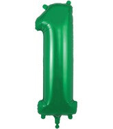 BALLON MYLAR 34 POUCES VERT 1