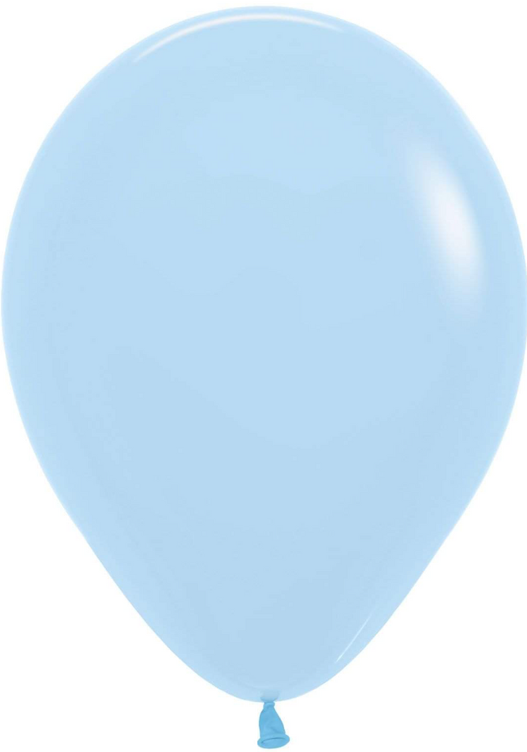 BALLON LATEX BLEU PASTEL