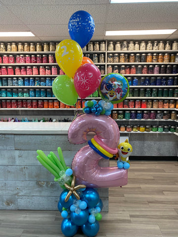 Ballons colorés pour anniversaire-RF-I006 – Rita Fleuriste