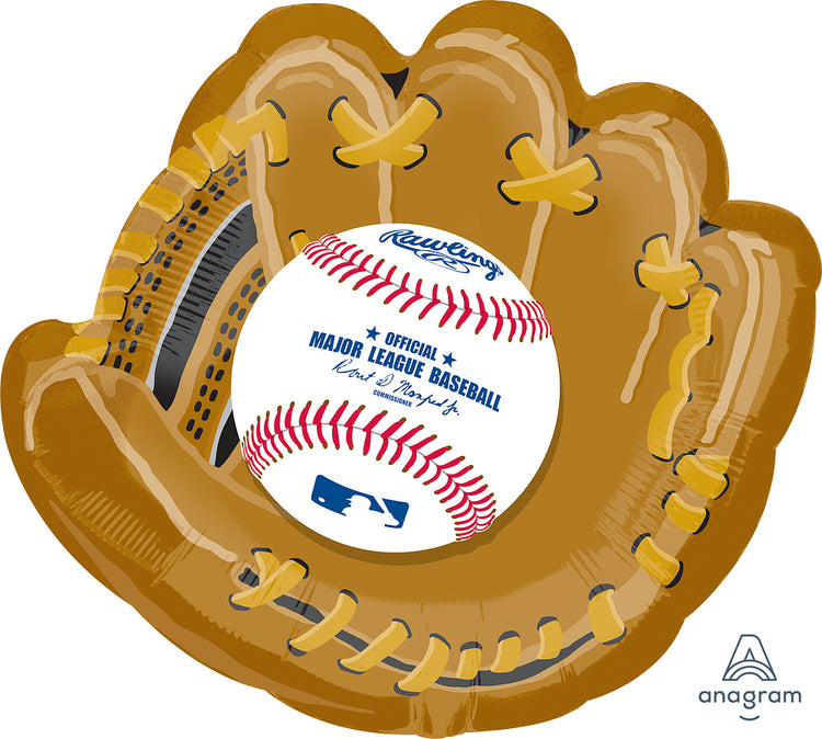 BALLON MYLAR GANT DE BASEBALL