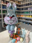 PÂQUES CANDY-CUP LAPIN ROSE ARGENT