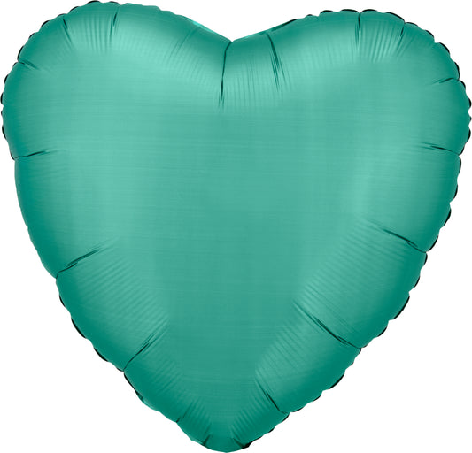 BALLON MYLAR COEUR AQUA