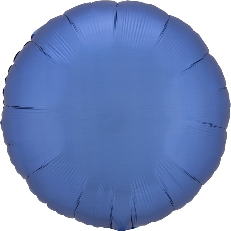 BALLON MYLAR ROND AZUR