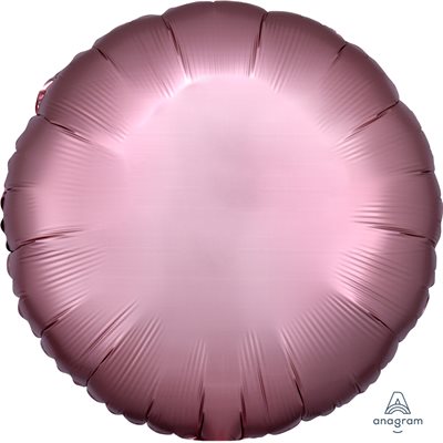 BALLON MYLAR ROND ROSEGOLD